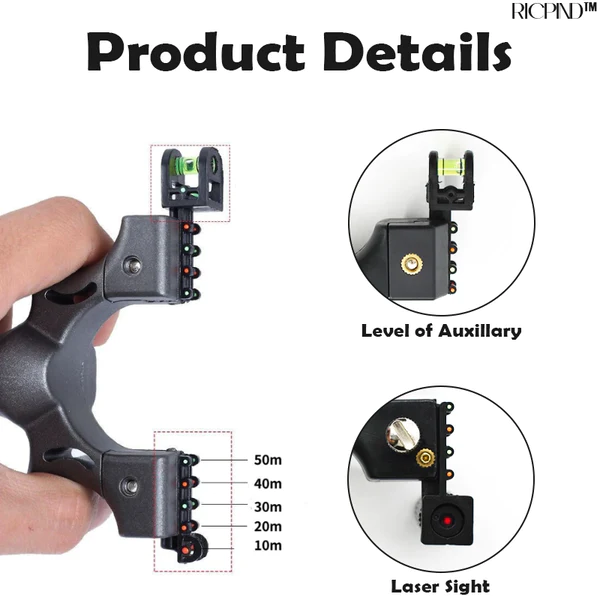 RICPIND Laser Aim Precision Powerful Slingshot - Image 4