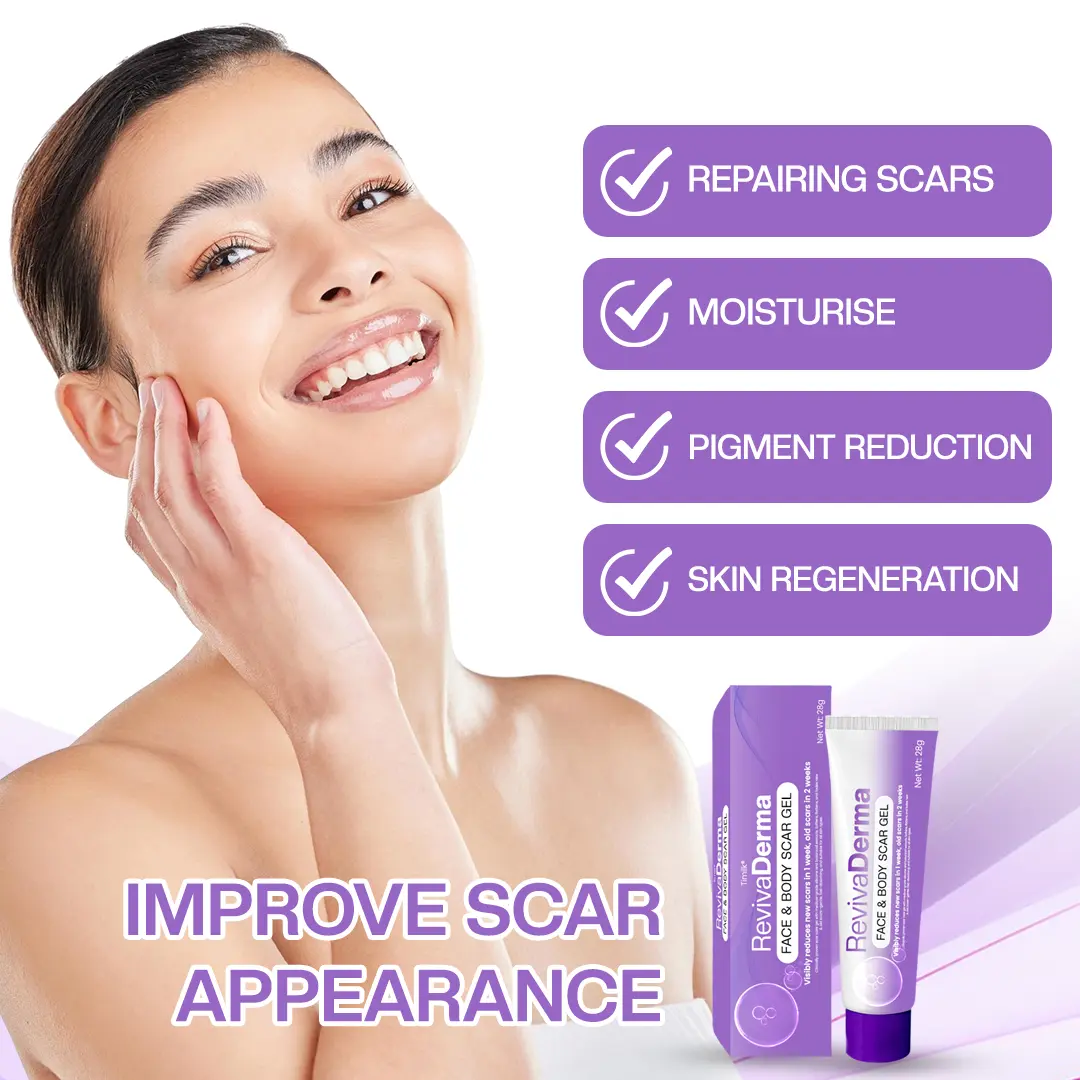 RevivaDerma Face & Body Scar Gel - Image 13