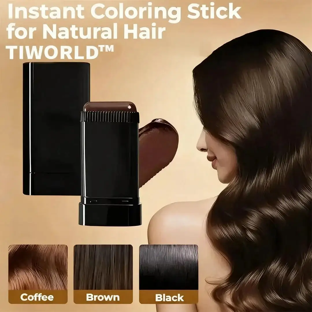 Natural Hair Instant Stick Colorant • Easy & Quick Hair Touch-Up