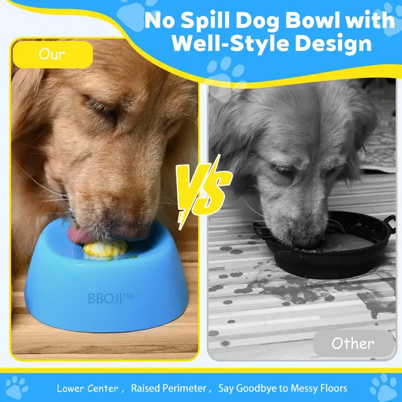 Vet-Recommended Slow Feeder Bowl for Dogs & Cats - Interactive Anti-Gulping Pet Dish for Healthy Tummies - Image 4