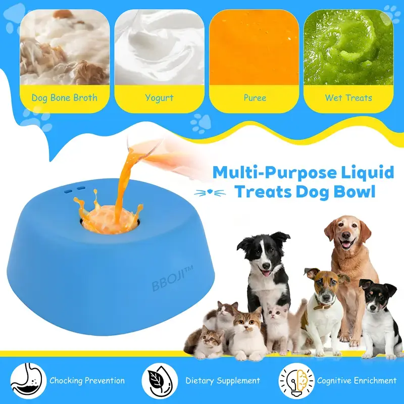 Vet-Recommended Slow Feeder Bowl for Dogs & Cats - Interactive Anti-Gulping Pet Dish for Healthy Tummies - Image 5