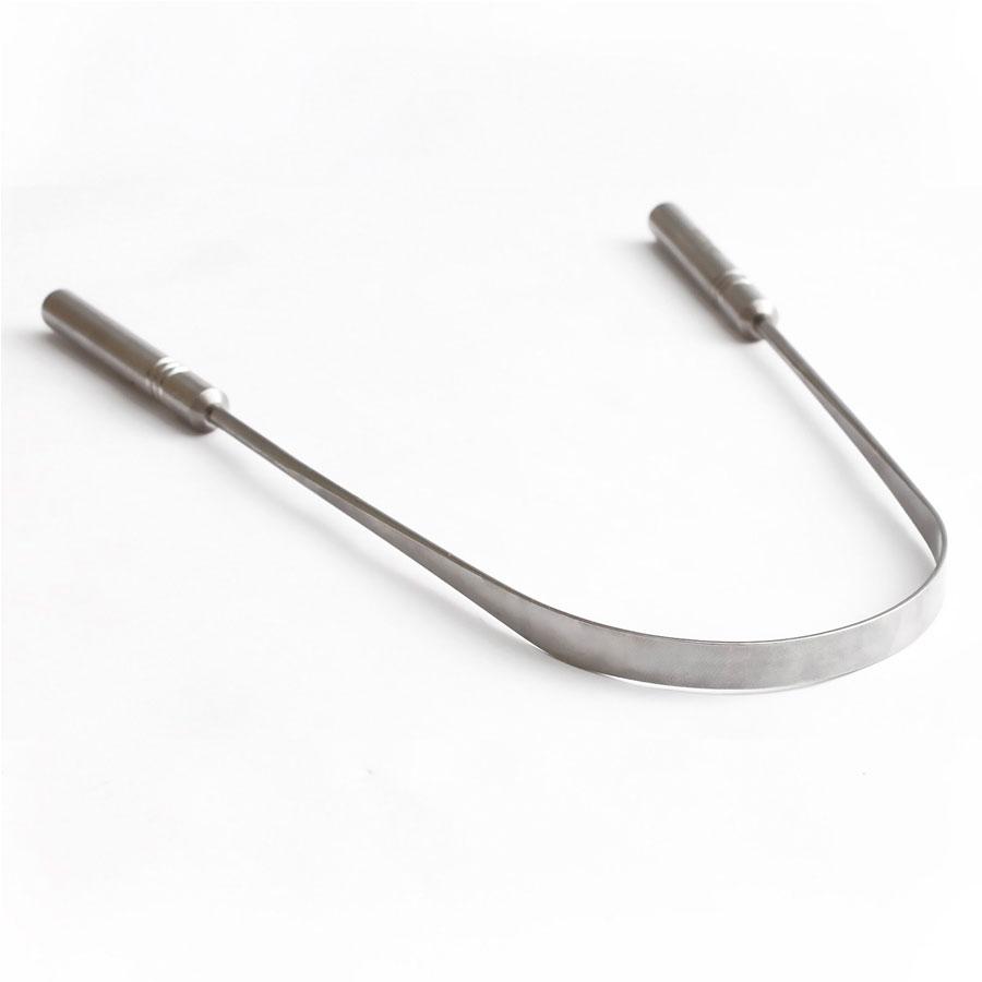 Stainless Steel Metal Tongue Cleaner Scraper - Image 3