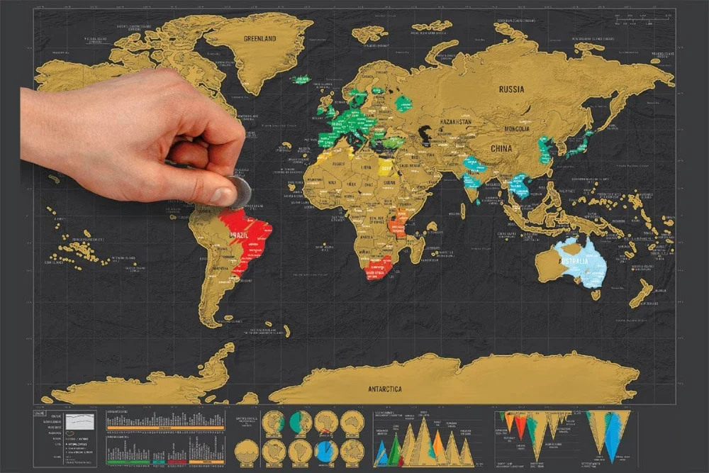 Travel Scratch World Map - Image 2