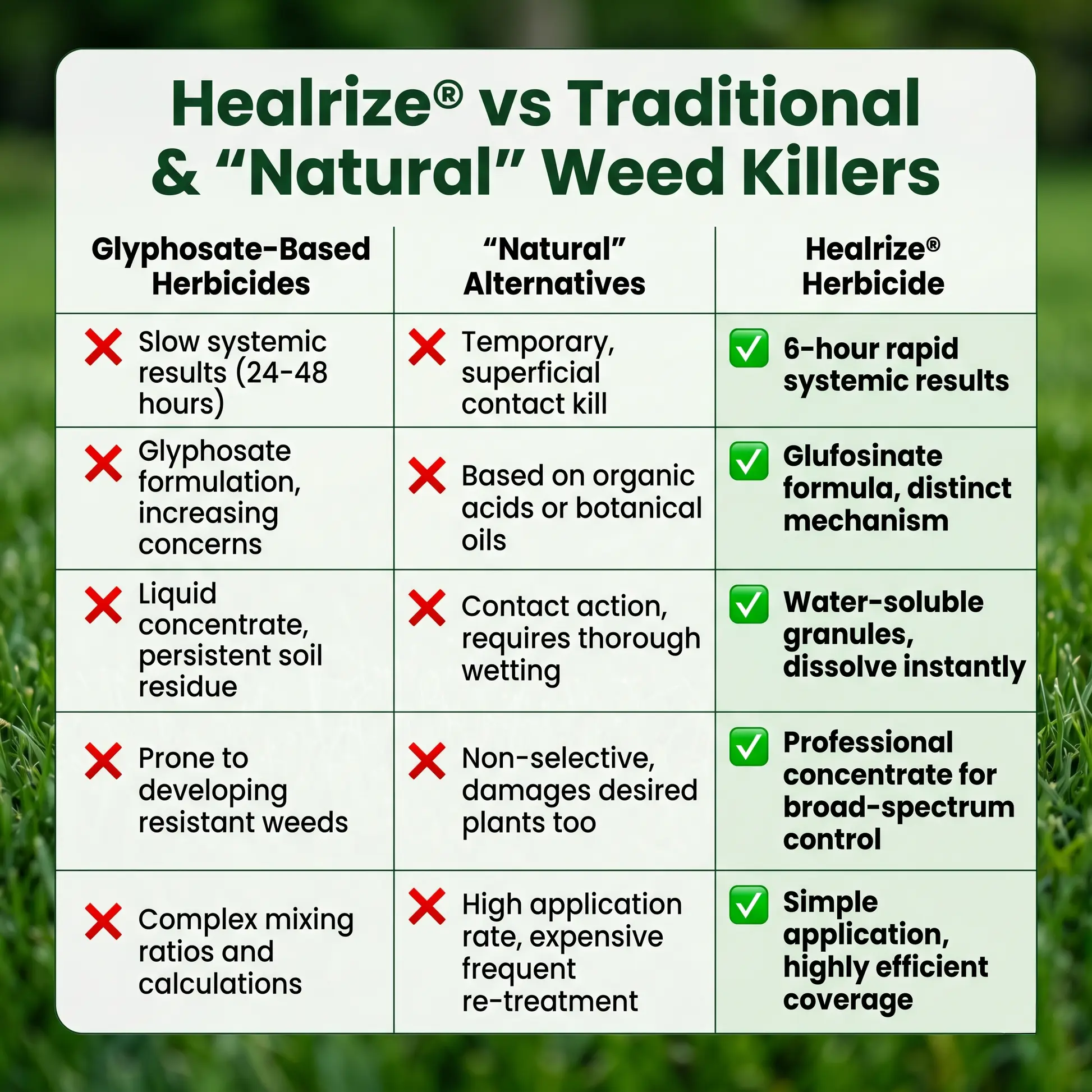 2-in-1 Max Strength Herbicide: Fast Acting Results on Glyphosate-Resistant Weed - Image 2