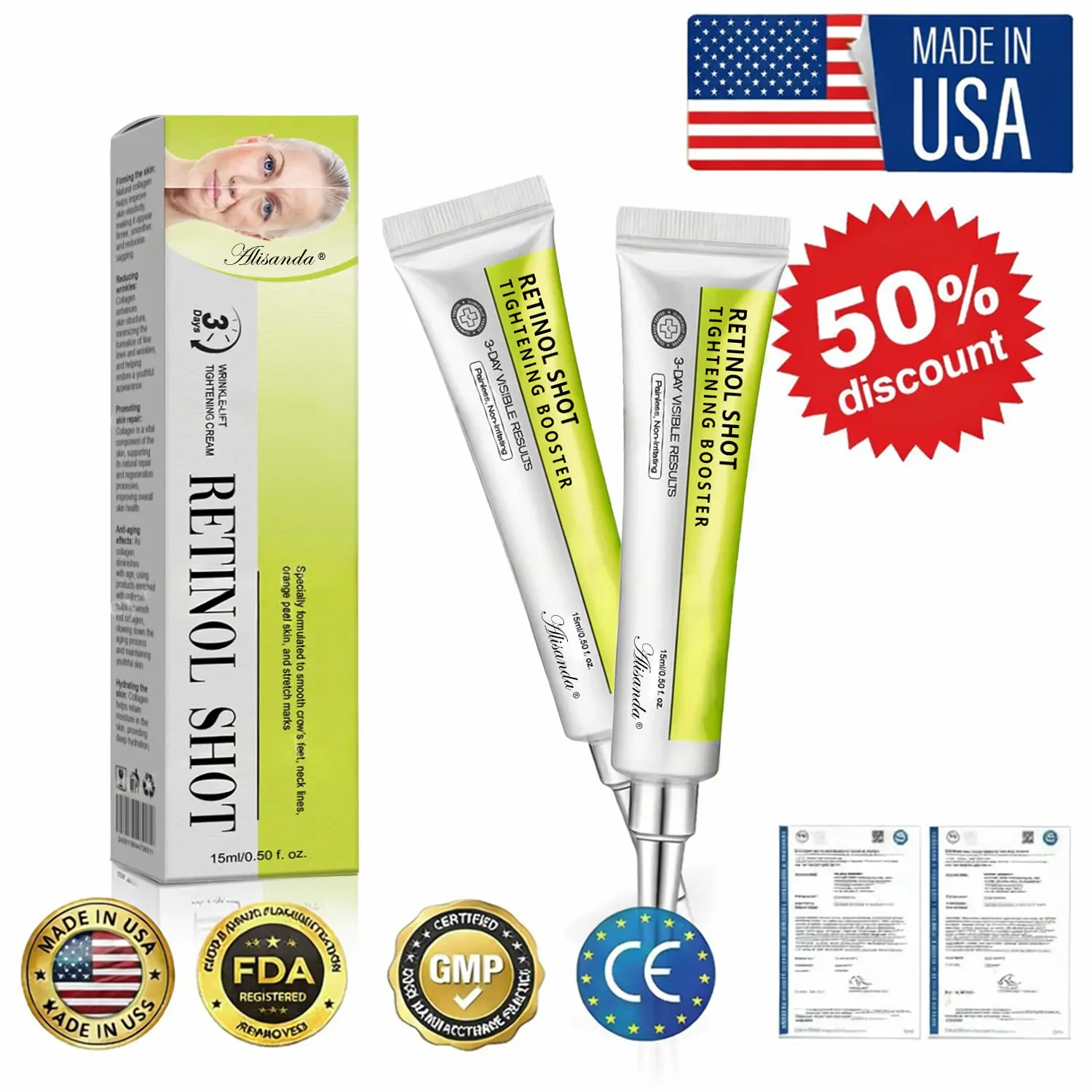 Neuro-Peptide & Retinol Wrinkle-Lift Firming Cream- Last Day Promotion 70% OFF - Image 2