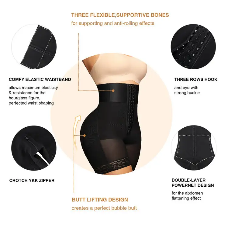 Women's BBL High Waist Girdle Shorts - Image 4