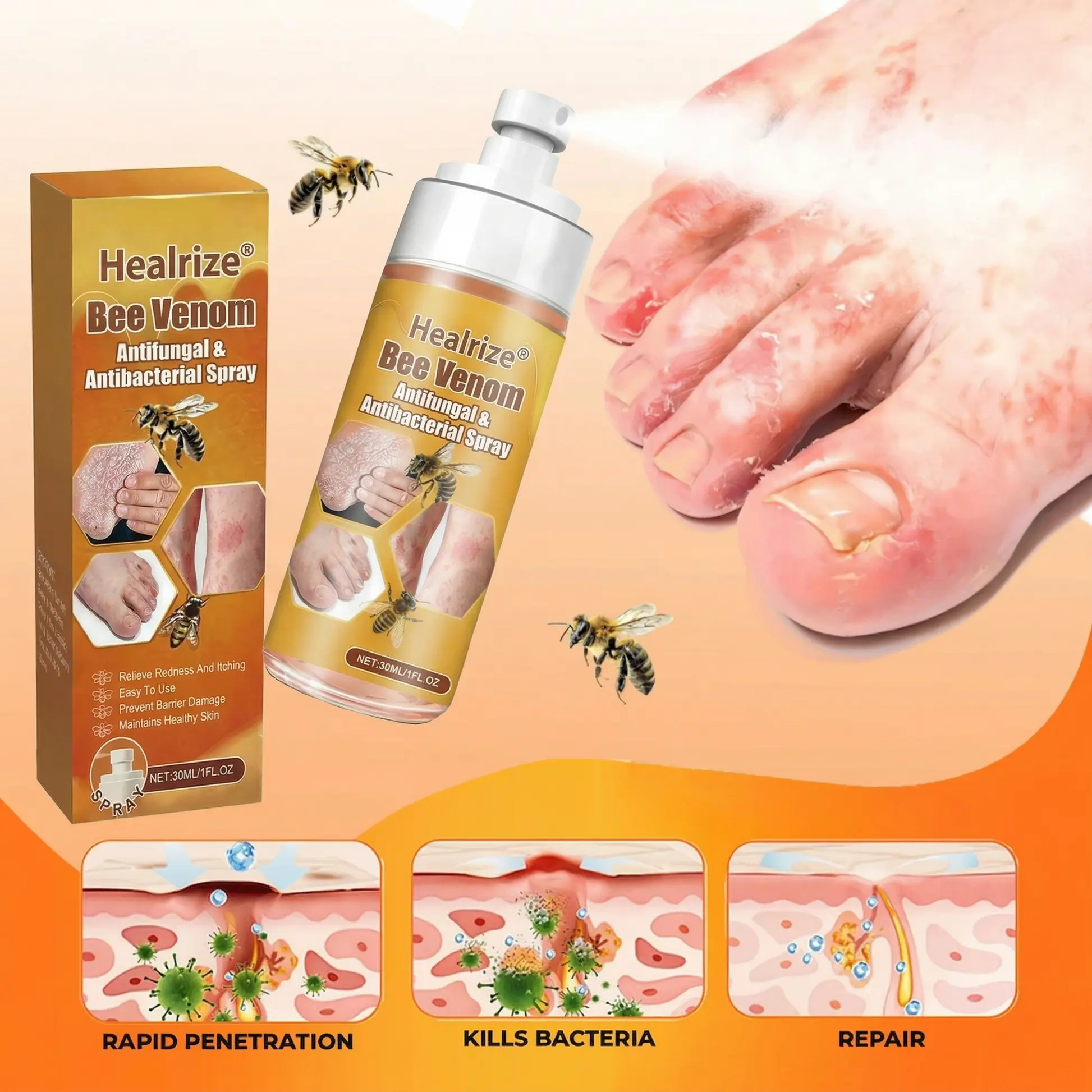 Bee Venom Antifungal & Antibacterial Spray - Image 4