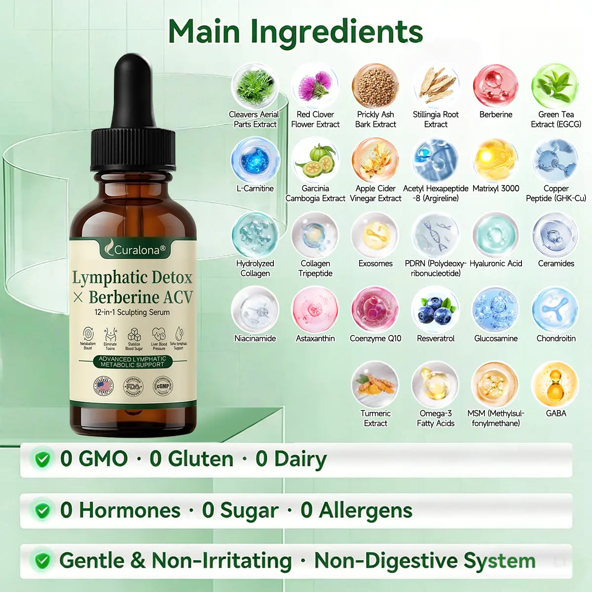 Lymphatic Detox × Berberine 12-in-1 Sculpting Serum - Image 12