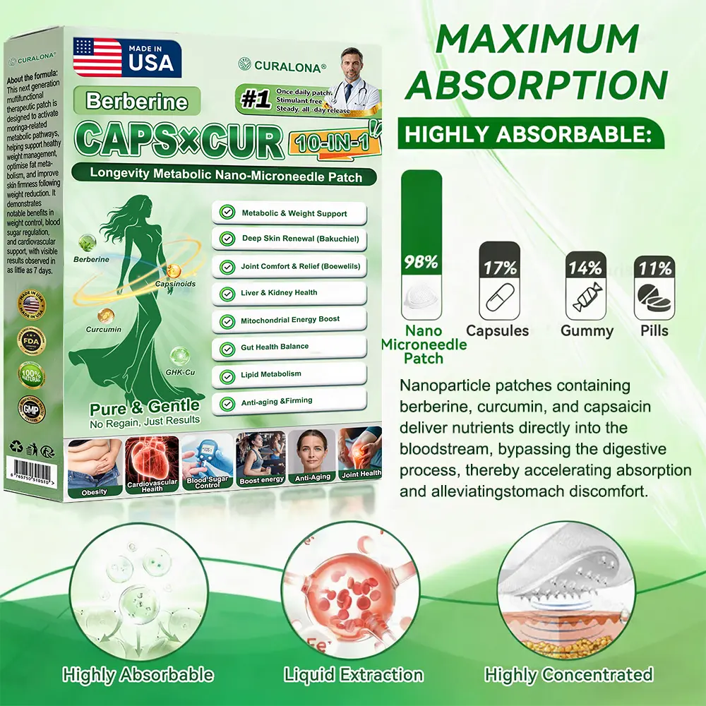 Triple Action Microneedle Patch – Berberine & NAD+ for Metabolic Support - Image 14