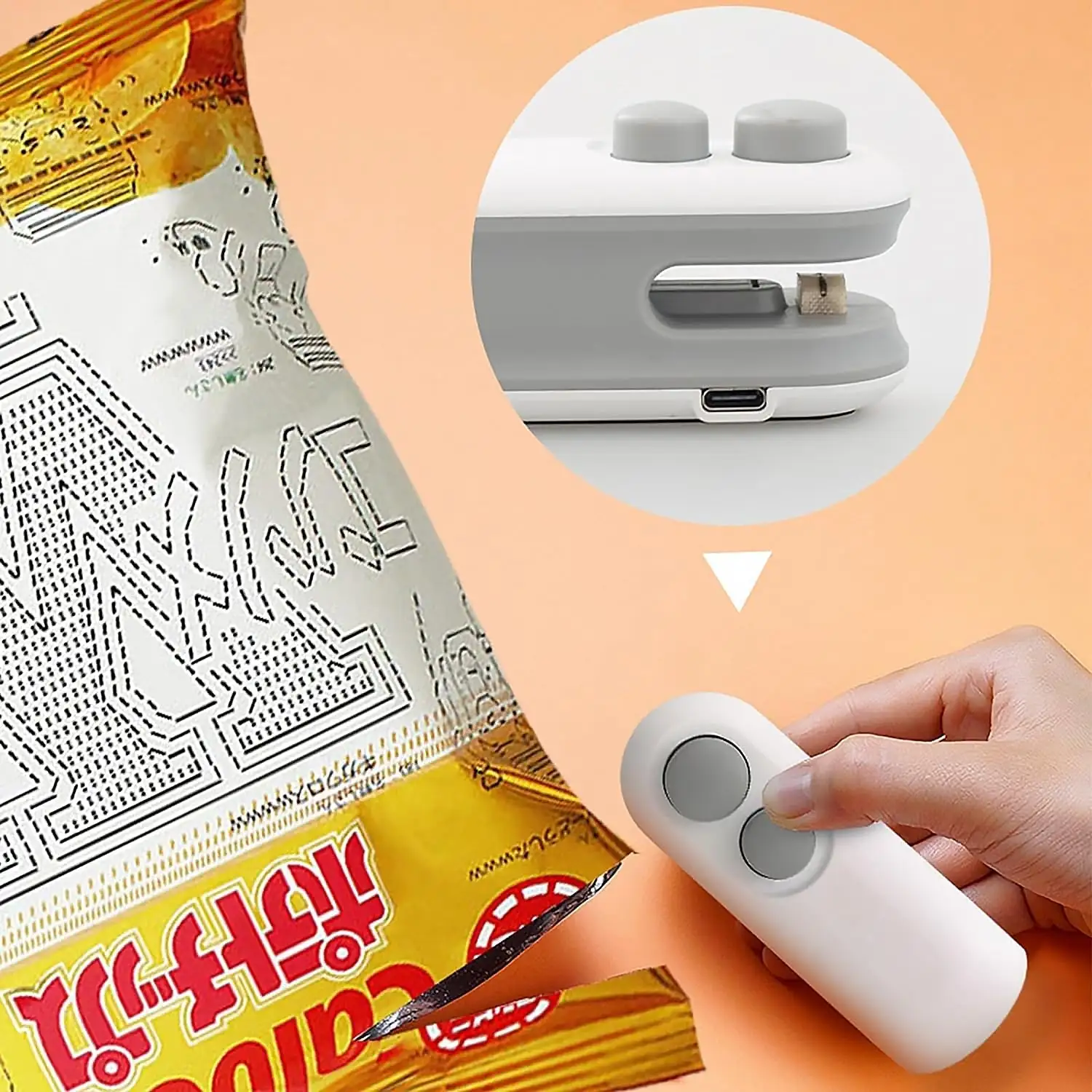 2-in-1 Mini Heat Sealer - Seal & Cutter - Image 6