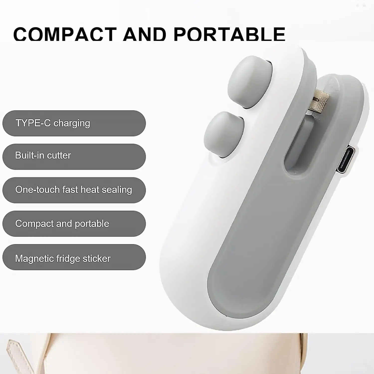2-in-1 Mini Heat Sealer - Seal & Cutter - Image 9