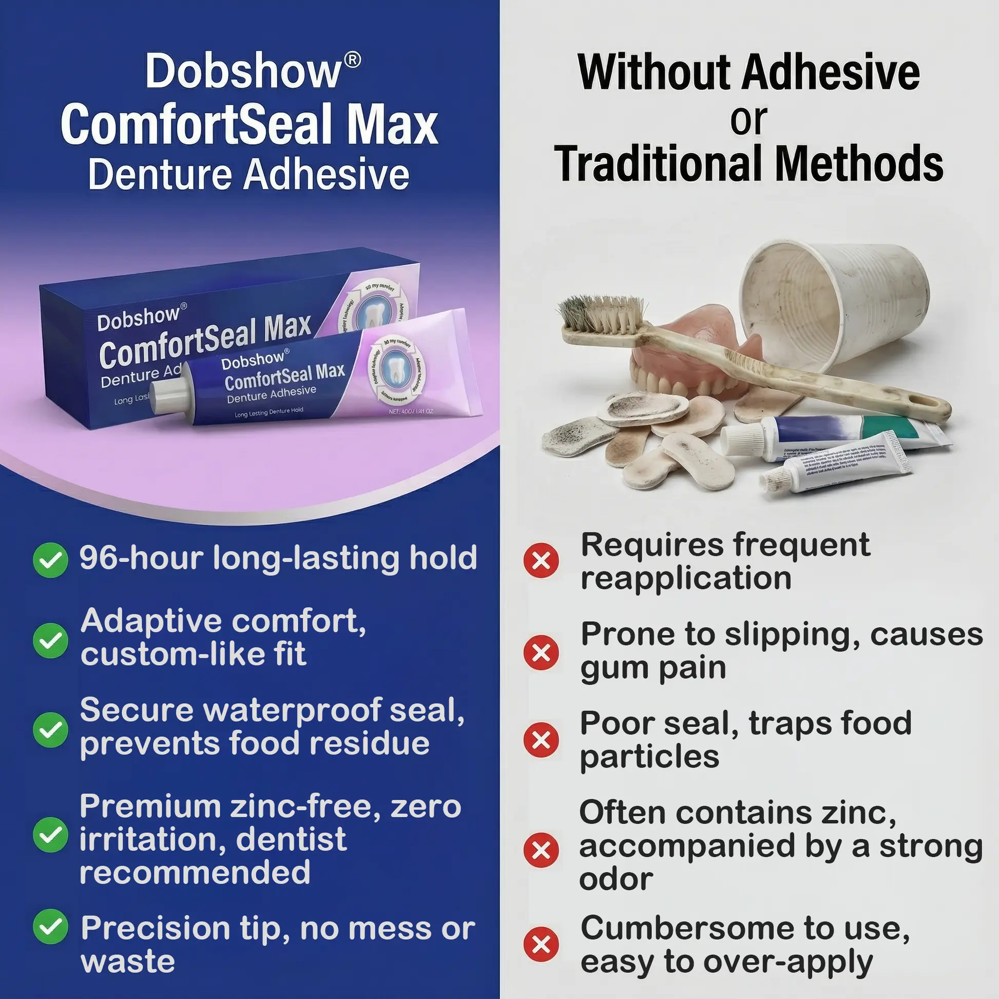 ComfortSeal Max Denture Adhesive - Image 7