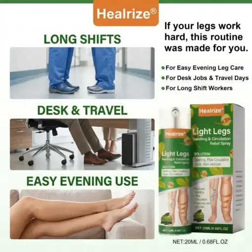 Light Legs Swelling & Circulation Relief Spray - Image 2