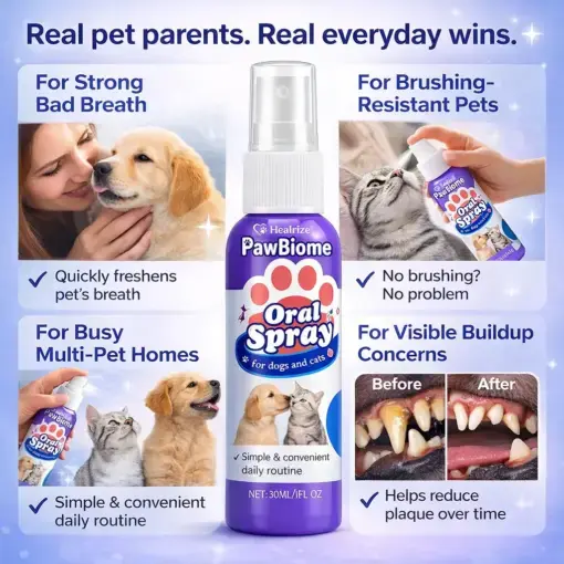 PawBiome 3-in-1 Pet Oral Spray - Image 2