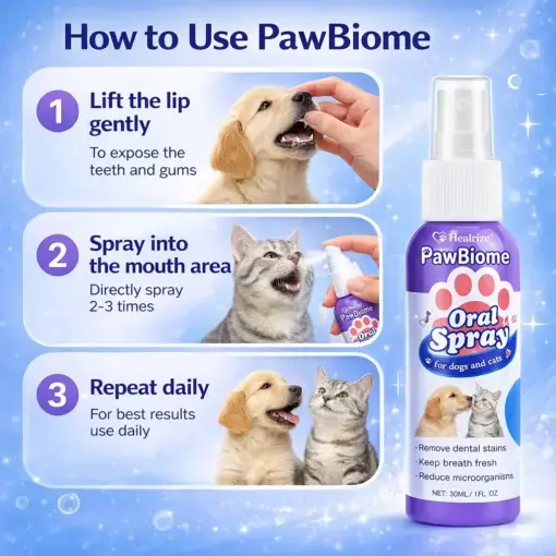 PawBiome 3-in-1 Pet Oral Spray - Image 8