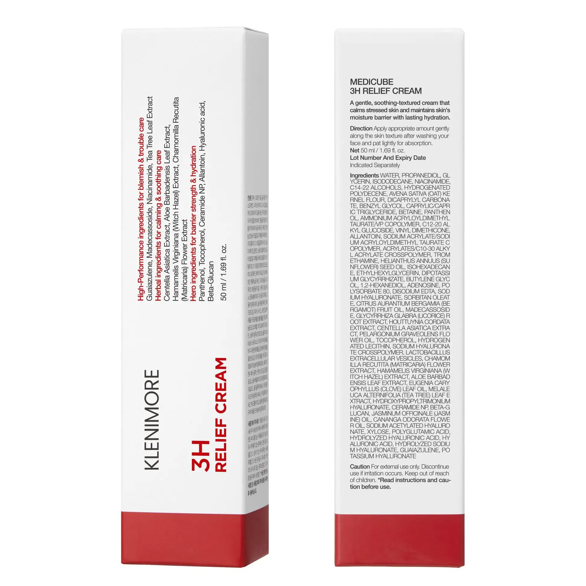 KLENIMORE 3H Daily Relief Cream - Guaiazulene & Centella Soothing Moisturizer for Sensitive Skin - Image 8