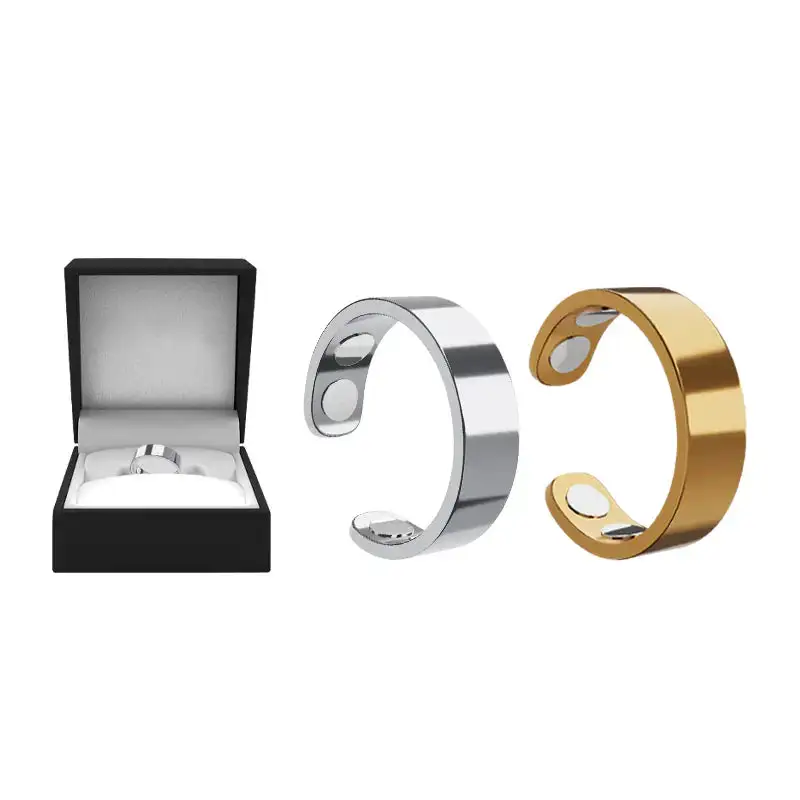 Magnetic Ring - Elegant Stainless Steel Ring - Magnet Rings - Image 18