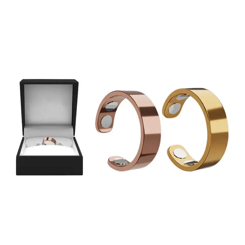 Magnetic Ring - Elegant Stainless Steel Ring - Magnet Rings - Image 19