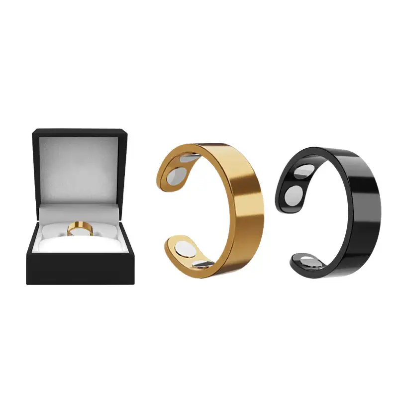 Magnetic Ring - Elegant Stainless Steel Ring - Magnet Rings - Image 20