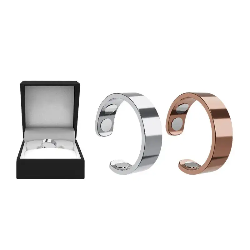 Magnetic Ring - Elegant Stainless Steel Ring - Magnet Rings - Image 21