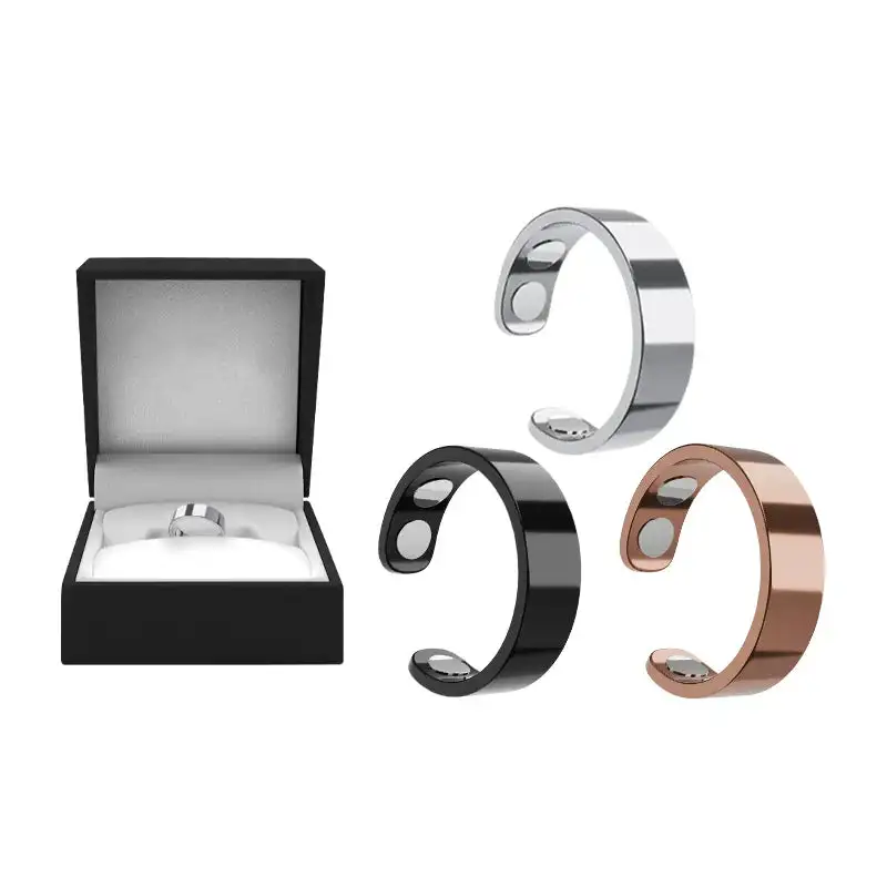Magnetic Ring - Elegant Stainless Steel Ring - Magnet Rings - Image 24