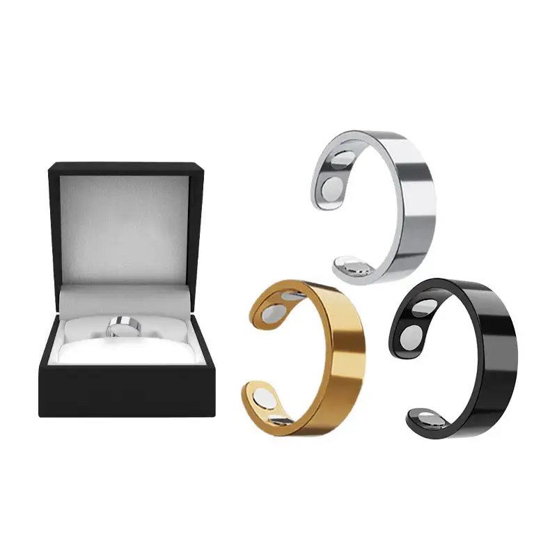 Magnetic Ring - Elegant Stainless Steel Ring - Magnet Rings - Image 28