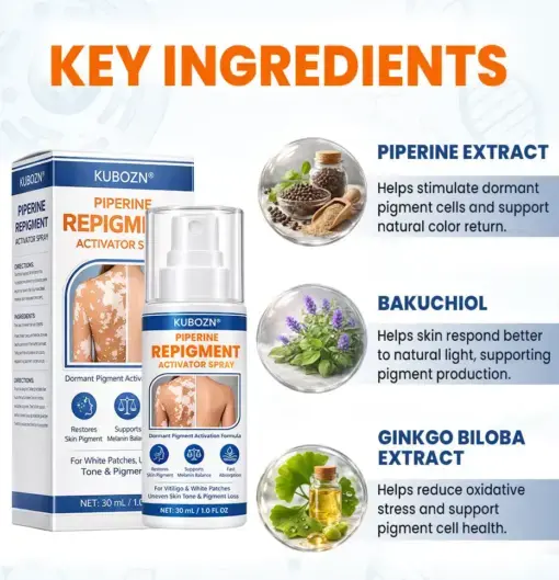 Piperine Repigment Activator Spray - Image 2