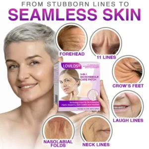 Alternative view of 3-in-1 Microneedle Anti-Aging Patch