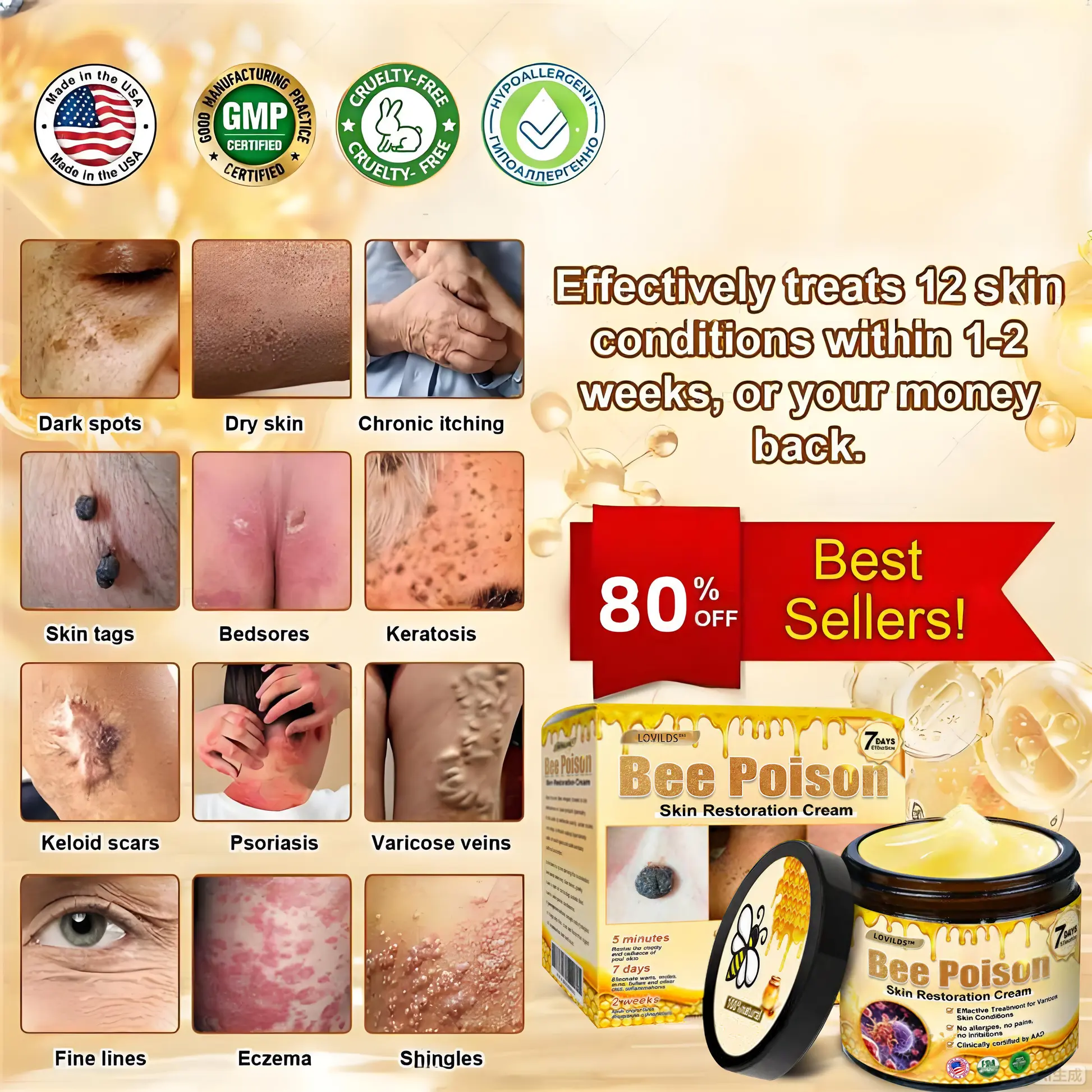 Bee Poison Skin Restoration Cream - Image 3