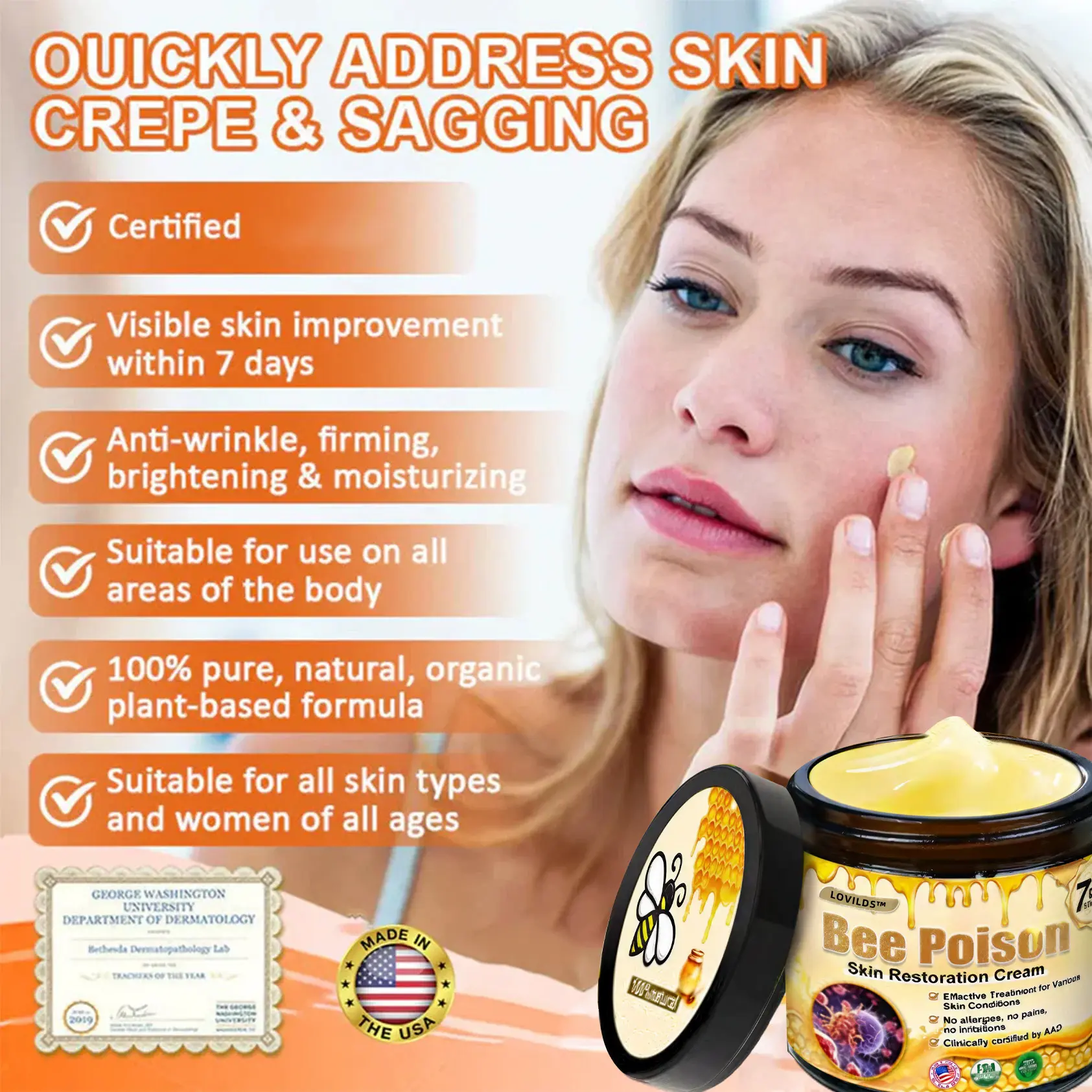 Bee Poison Skin Restoration Cream - Image 7