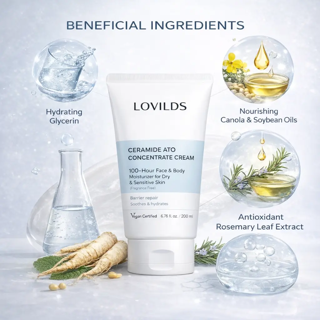 Ceramide Ato Concentrate Cream for Dry & Sensitive Skin - Image 8