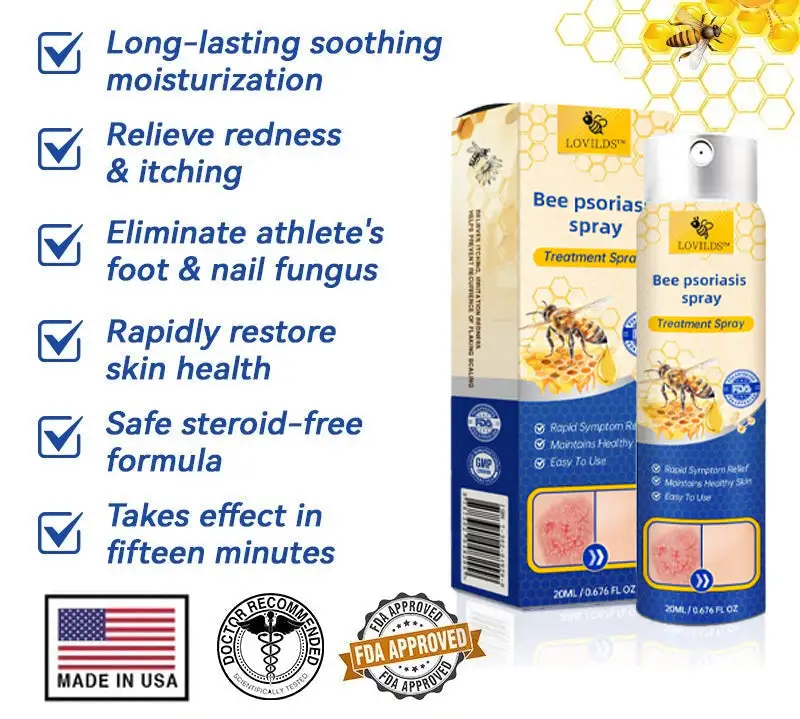PsoriaHeal Bee Psoriasis Treatment Spray pro - Image 4