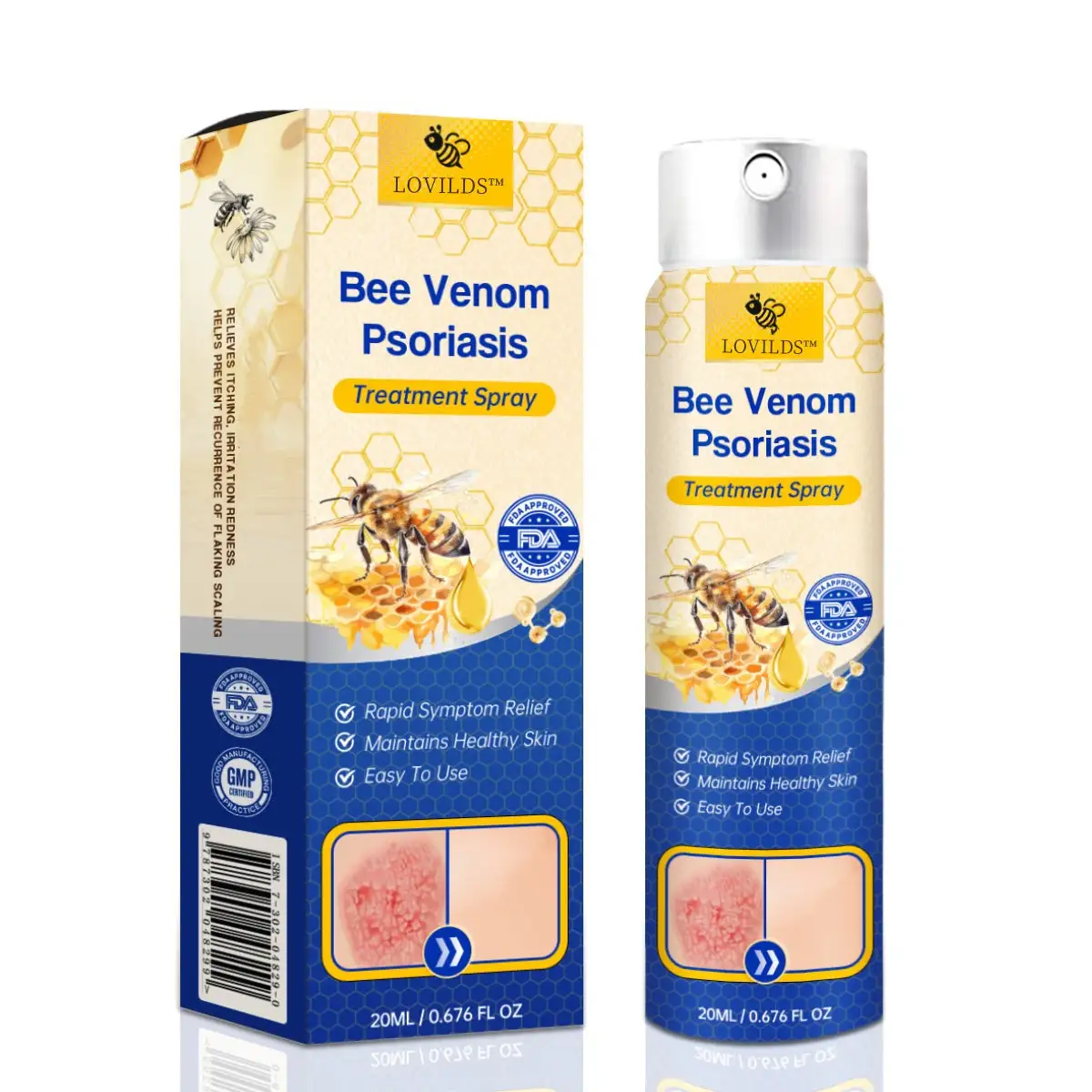 PsoriaHeal Bee Psoriasis Treatment Spray pro - Image 9