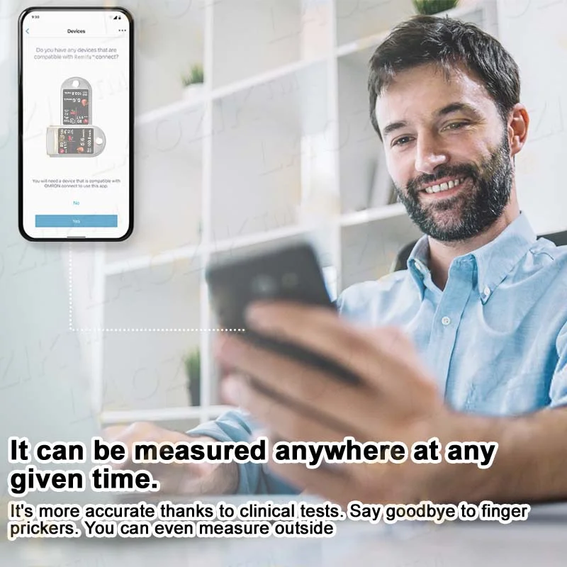 Professional Newly Launched Non-Invasive Smart Glucose Meter - Image 4