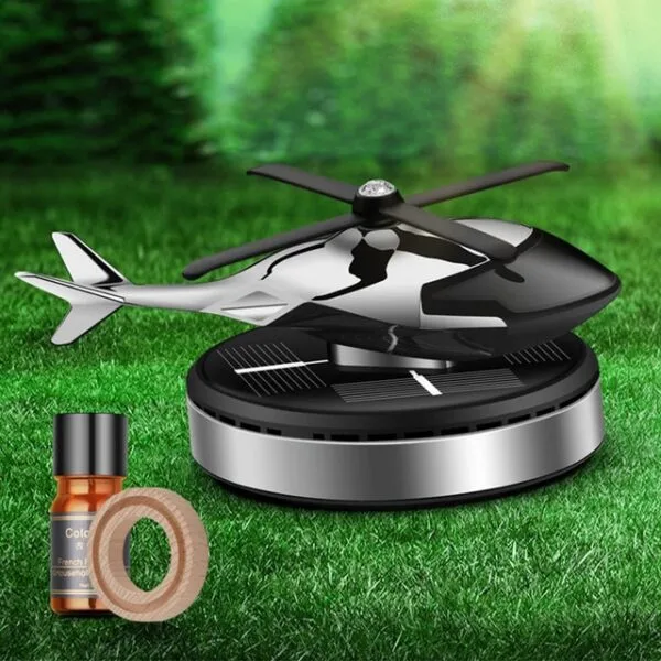 Metal Solar Helicopter Air Freshener - Image 10