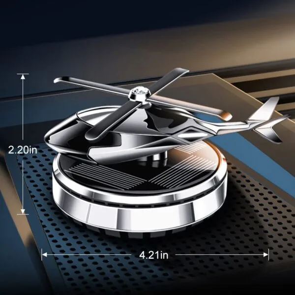 Metal Solar Helicopter Air Freshener - Image 6
