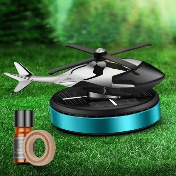 Metal Solar Helicopter Air Freshener - Image 7