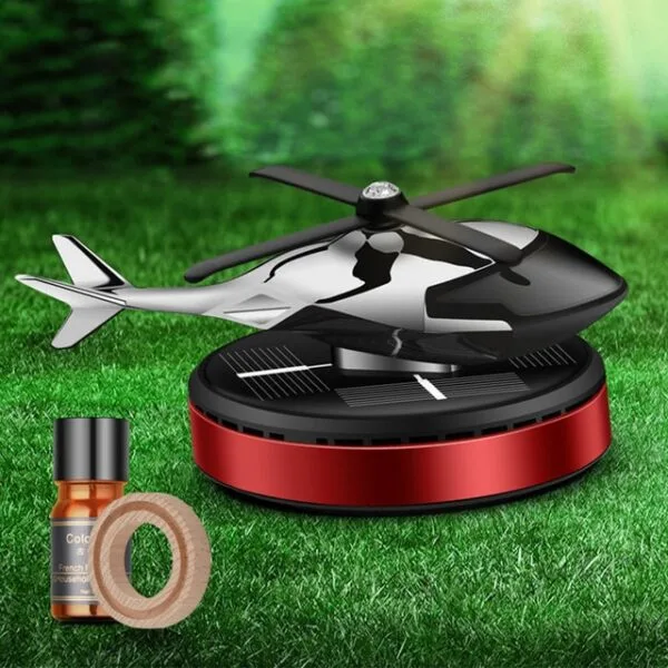 Metal Solar Helicopter Air Freshener - Image 9