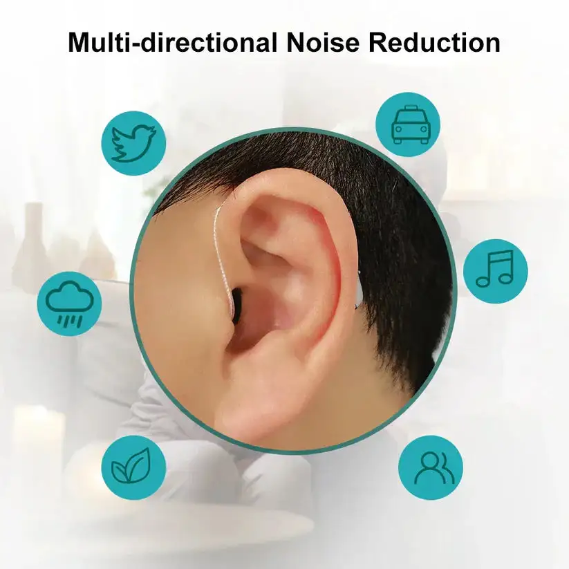 Smart AI Hearing Aids with Magnetic Charging - Image 3