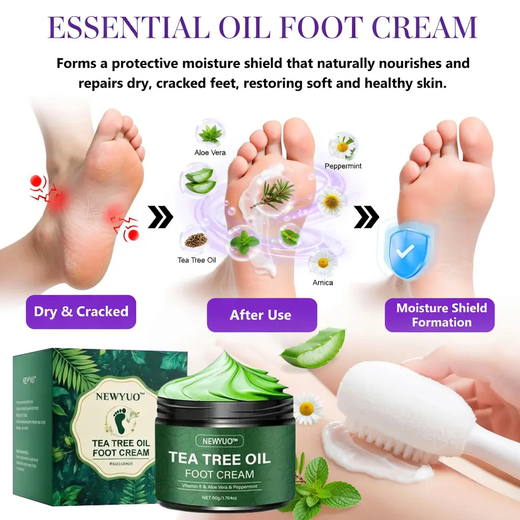 Tea Tree Oil Foot Cream - Image 10