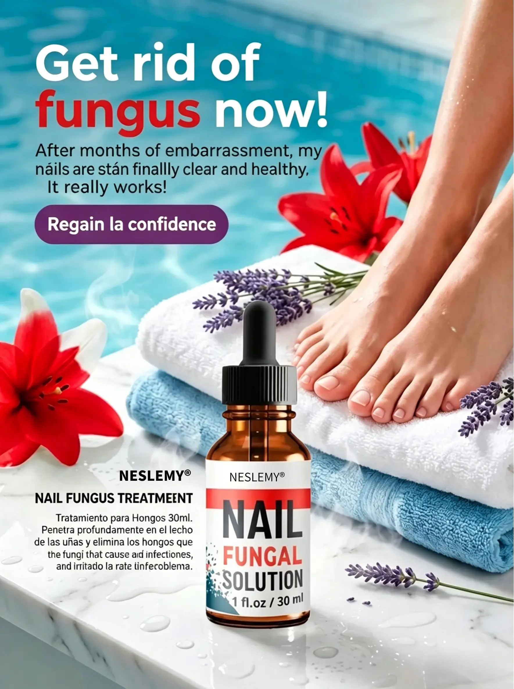 Nail Fungus – Advanced Antifungal Nail Drops (30 ml) - Image 2