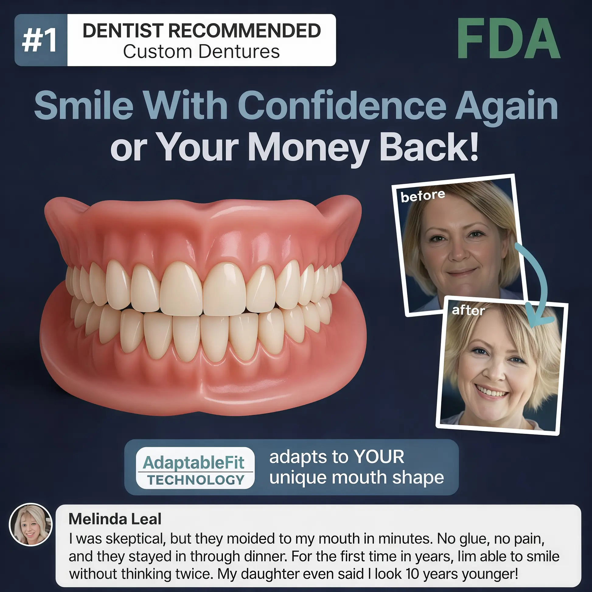 Medical Full Denture with Strong Suctiond - Image 8