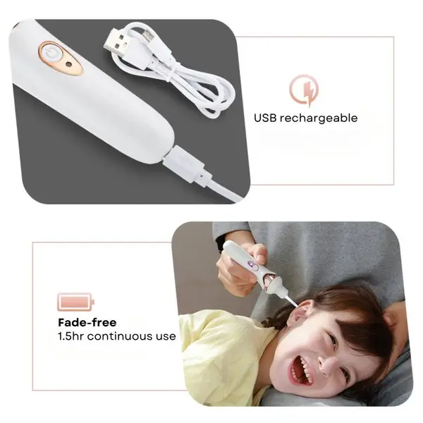 Electric Ear Wax Vacuum Cleaner - Image 6