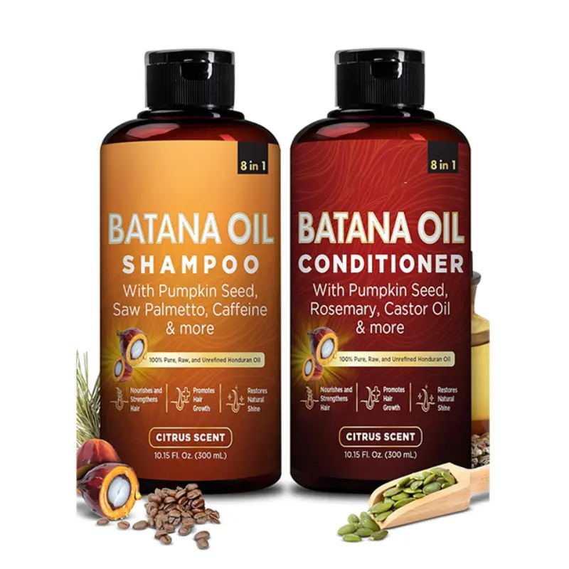 Batana Oil Shampoo 300ml+Batana Oil Conditioner 300ml(1 Set) - Image 13
