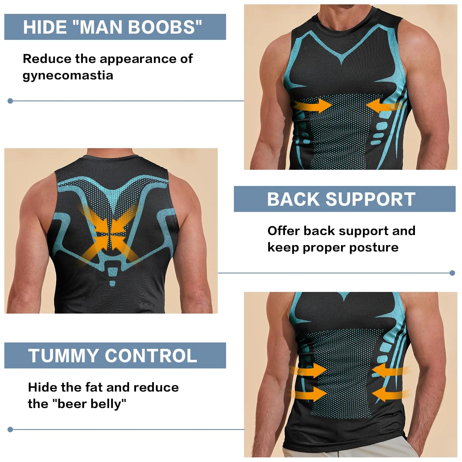Men's Ion Compression Shape Vest 4.0 - Image 13