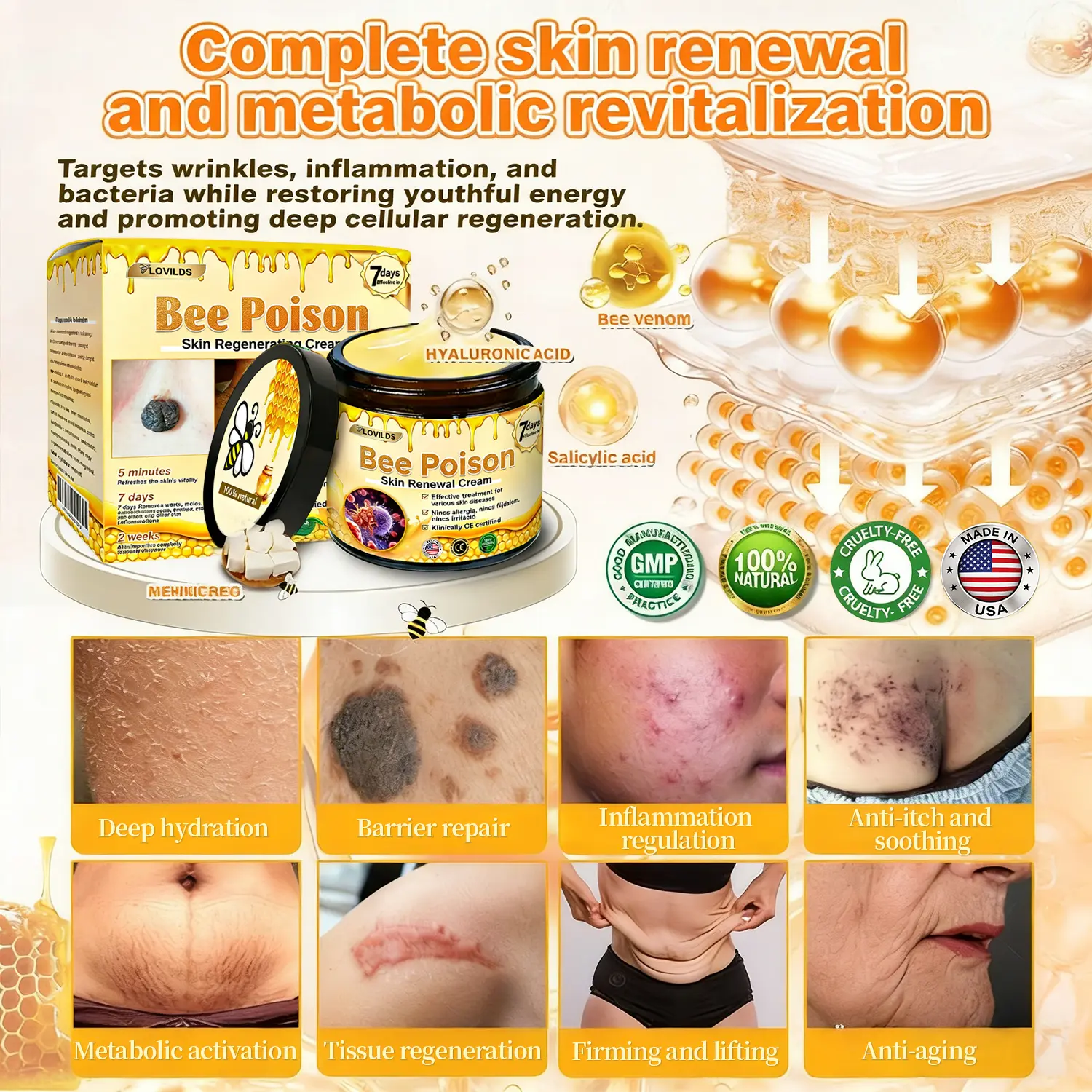 Bee Poison Skin Renewal Cream - Image 11