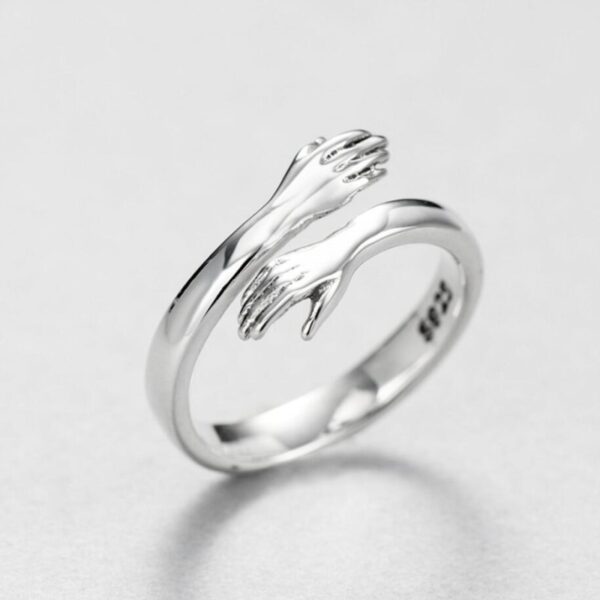 Silver Hug Ring - Image 2