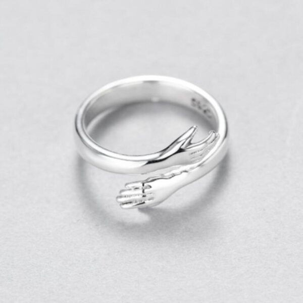 Silver Hug Ring - Image 4