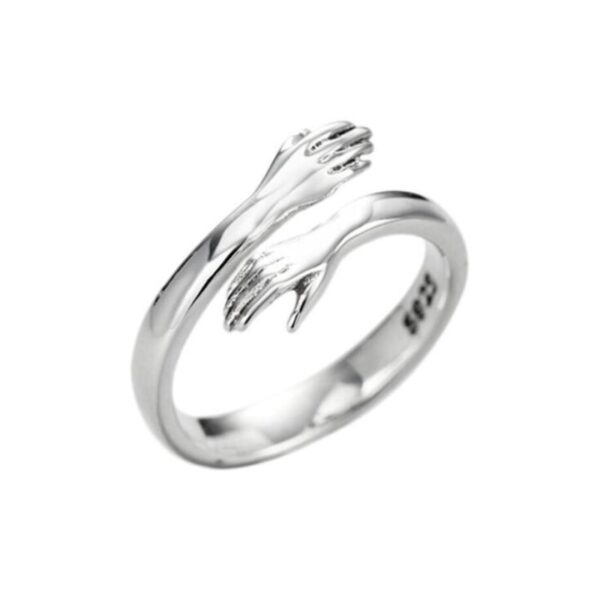Silver Hug Ring - Image 5