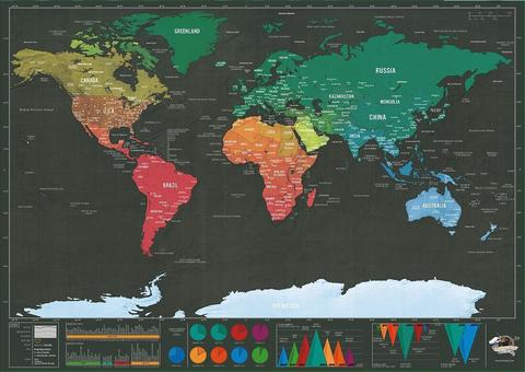 Travel Scratch World Map - Image 7